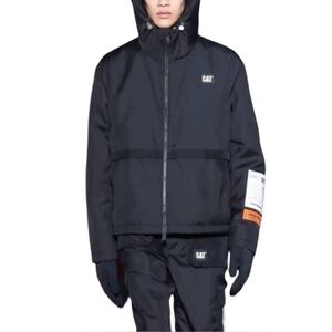 Heron Preston x Caterpillar Windbreaker Padded Jacket Size XL